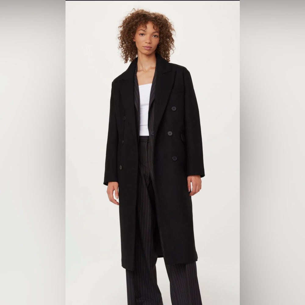 Frank & Oak Frances Recycled Wool Top Coat